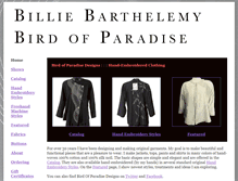 Tablet Screenshot of birdofparadisedesigns.com